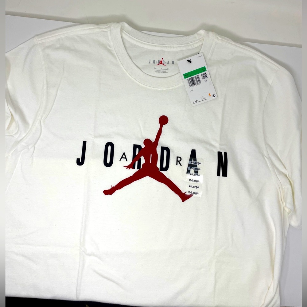 Air Jordan Jumpman T-shirt White Red/Black Men’s XL NWT